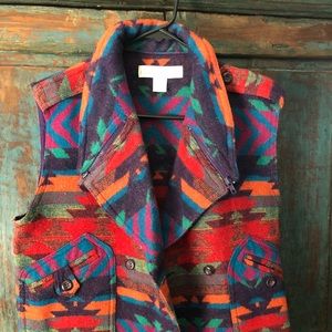 Vintage “The Limited” Aztec Vest